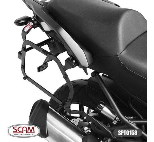 Imagem 1 de 4 de Suporte Baú Lateral Kawasaki Versys1000 2015+ Spto158 Scam