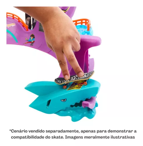 Hot Wheels Fingerboard Skate De Dedo Profissional Tênis