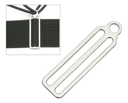 2 Tech Scuba Diving Weight Belt Keeper Tapón De Acero
