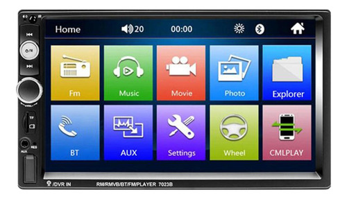 Car Audio Double Din, Pantalla Táctil, Bluetooth, Dvd / Cd