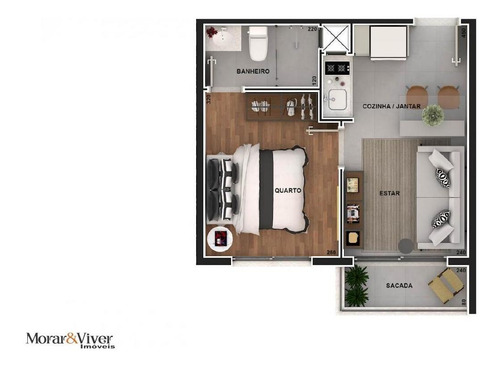 Imagem 14 de 15 de Apartamento Para Venda Em Curitiba, Bacacheri, 2 Dormitórios, 1 Suíte, 1 Banheiro, 1 Vaga - Ctb9988_1-1523316