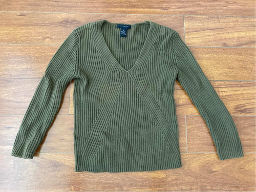 Sweater Mujer The Limited Talla M Color Verde Oliva
