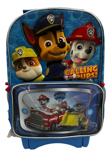 Mochila Paw Patrol Mod 32 Primaria Lonchera