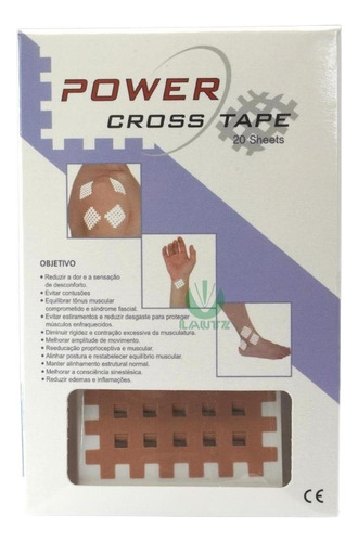 Power Cross Tape Bandagem Terapêutica - Grande