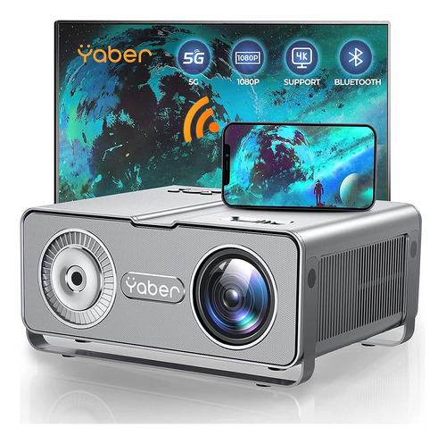 Proyector Yaber Wifi 5g Bluetooth. 15000 Lúmenes Nativos 10