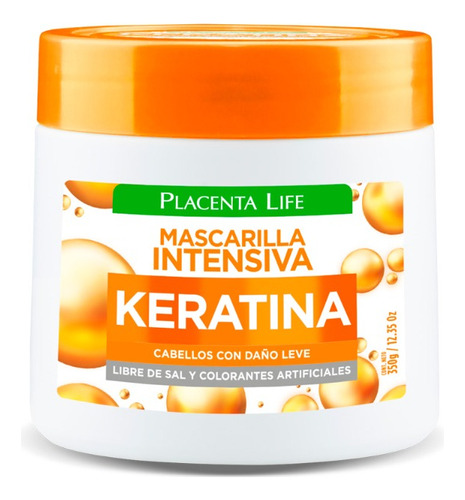 Placenta Life Tratamiento Intensivo De Keratina 350gr