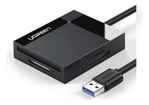 Hub Ugreen Usb 3.0 4 In 1 Card Reader Sd/tf/ms/cf 30333 Ngr