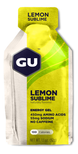 Gel Gu Energy Limon Sublime 16gr - Unidad a $12350