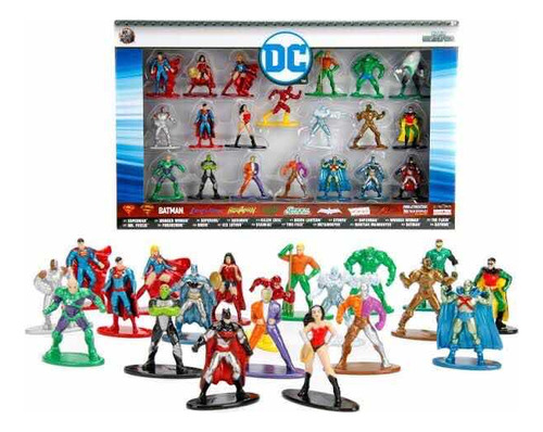 Figuras Jada Nano Metalfigs Dc Cómics 20pack Die-cast