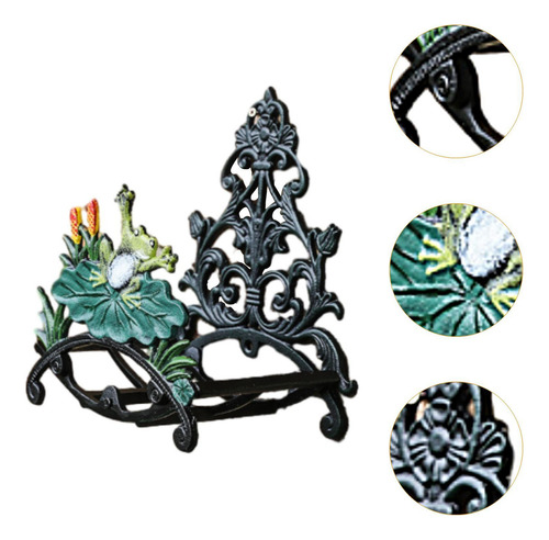Soporte Para Manguera De Jardín Montado 22,5x16x28,5cm Rana