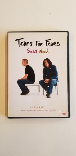 Tears For Fears Secret World Live In Paris Dvd Usado