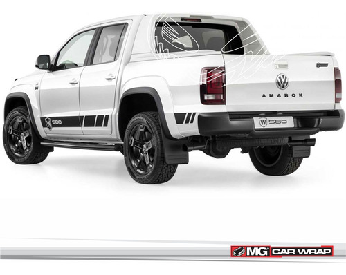 Calco Volkswagen Amarok W580 Limited Laterales + Portón 