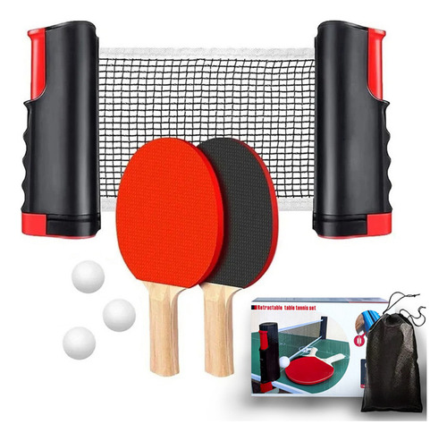 Set Combinado De Raquetas De Tenis De Mesa Portable Pillar