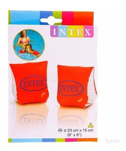 Brazaletes Inflables Flotadores Deluxe Intex 23x15cm 