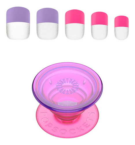 Popsockets: 30 Uñas De Gel Y Popgrip A Juego Con Tapa Inter