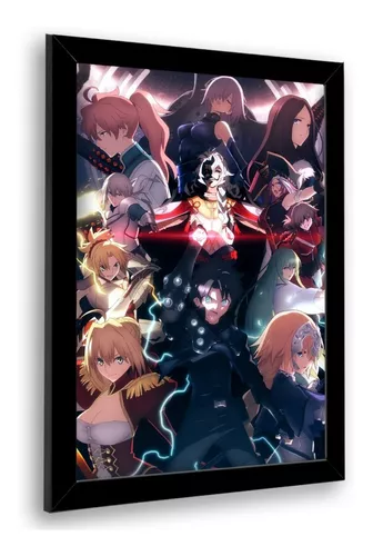 Quadro Decorativo Fate/grand Order Anime 23x33cm