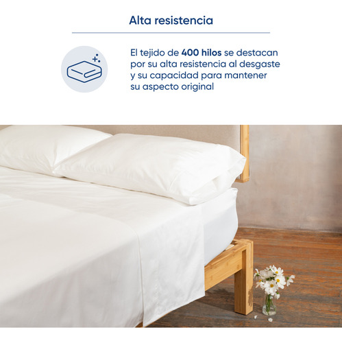Juego De Sábanas Luuna Algodón Satín, Queen Size
