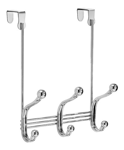 Interdesign Colgador Rack En Acero 3 Ganchos/colgadores