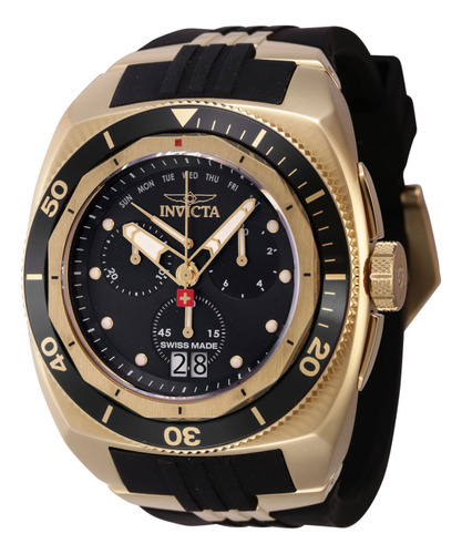 Reloj Para Hombres Invicta Swiss Made 44825 Oro Negro