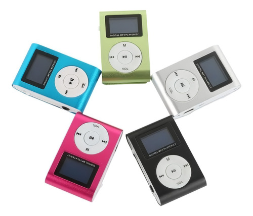 Mini Reproductor Multimedia Música Mp3 Bolsillo + Audífonos 