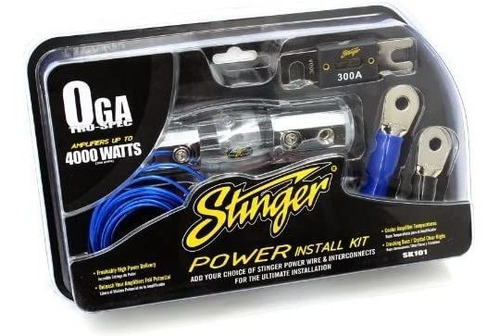Stinger -watt 1/0-gauge Car Amplificador De Audio Kit De Ac.