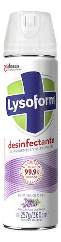 Limpiador Lysoform Lavanda original en aerosol 360ml