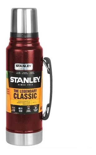 Garrafa Térmica Stanley Classic Vermelha 1 Litro
