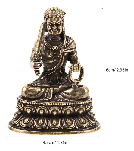 Estatua De Buda Decor Fudo, Estatua De Buda De Cobre