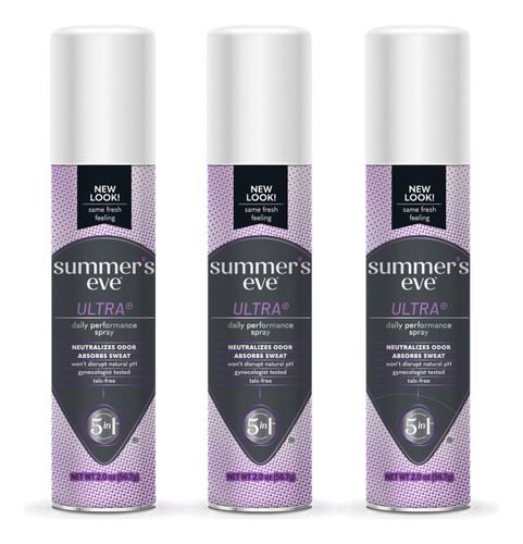 Summer's Eve Freshening Spray | Ultra | 2 Oz Size | Pack Of