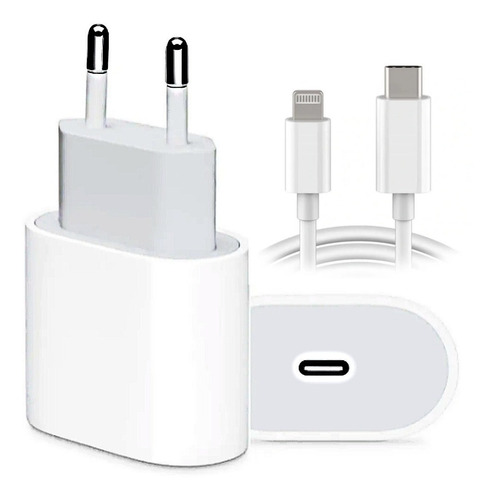 Cargador Qoovi Usb-c Para Phone 11/12/13/14 Carga Rápida 20w