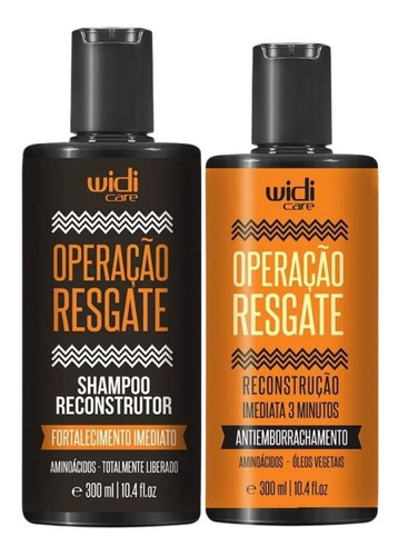 Kit Widi Care Operação Resgate Shampoo Mascara Reconstrução