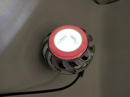 Imagen 4 de 7 de Faro Auxiliares Led Redondo 3´´ Strobo 4 Funciones Para Moto