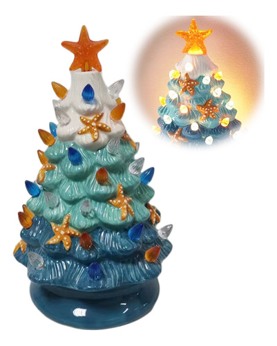 Adornos Decorativos De Cerámica, Diseño Navideño, Árbol Noct