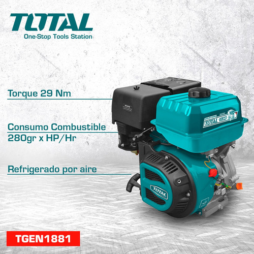 Imagen 4 de 8 de Motor Naftero Horizontal 13hp Total