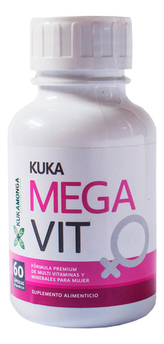 Megavit Multivitaminico De Mujer 60 Cáps Vitaminas Mujer