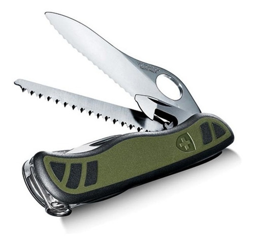 Canivete Suiço Victorinox New Soldier Verde Militar 10 Funç Cor Verde-escuro