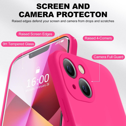 Funda De Teléfono Moderna De Silicona De Colores Brillantes A Prueba De Golpes Para iPhone 16 Pro Max 15 14 13 12 11 Series