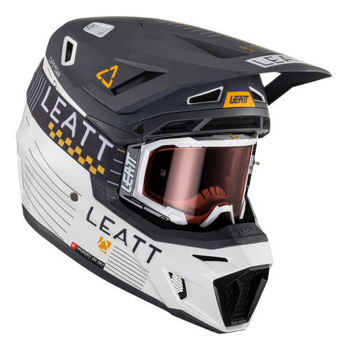 Casco Motocross Leatt - Kit - Moto 8.5 Color Metallic Tamaño Del Casco M