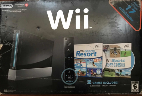 Nintendo Wii Usado + Nunchuck Juegos Incorporados Casi Nuevo