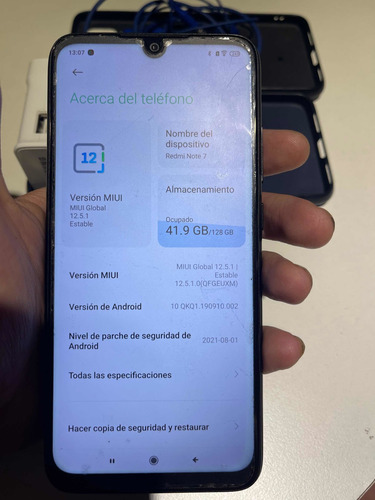 Imagen 7 de 10 de Celular Xiaomi Note 7 128 De Memoria