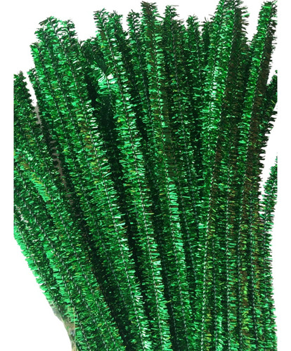 Limpia Pipa O Limpia Pipeta Verde Oscuro Brillante 40 Pcs