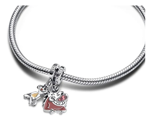 Charm Dije Pandora Timón Y Pumba Dvisible 2 En 1