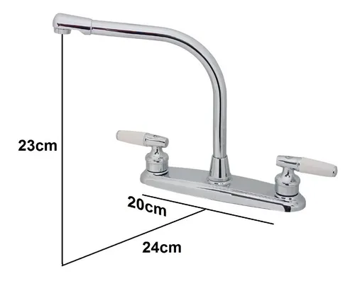 Mezcladora para fregadero 20cm rugo hotsell