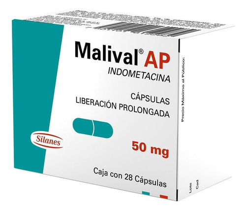 Malival Ap 50 Mg Caja Con 28 Cápsulas