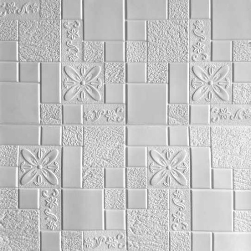 Revestimiento Pared Adhesivo 3d Mosaico Marfil Pack X 10