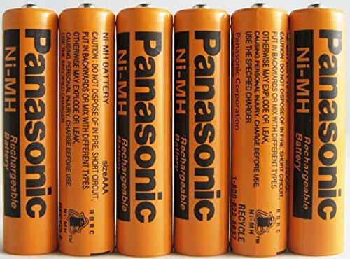 Bateria Recargable Panasonic Hhr-75aaab-6 Ni-mh Para Telef