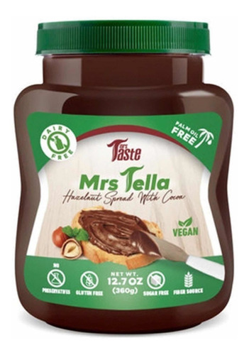 Mrs Taste Crema De Avellana Con Cacao Mrs Tella Sin Tacc