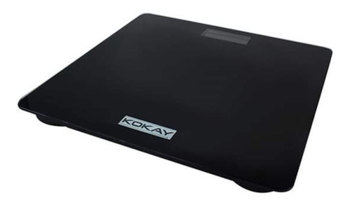 Balança corporal digital Kokay SC-0007 preta, até 180 kg