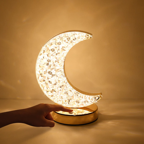 Lámpara Luna Recargable Y Regulable Para Decoración De Habit