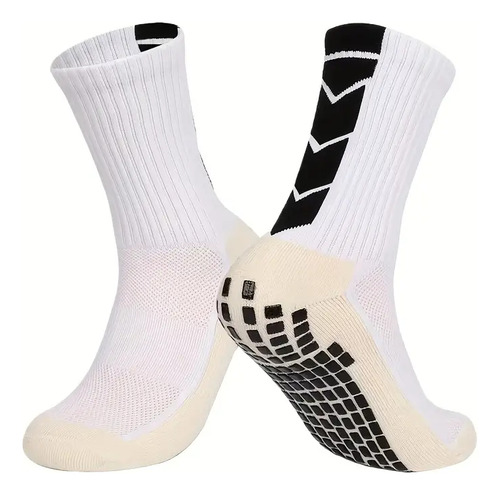 Calcetas Antiderrapantes Para Deporte Para Hombre | Mujer Blanco Estampado Unitalla